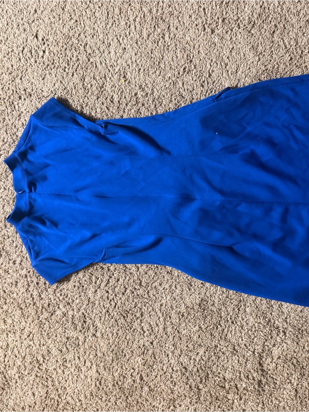 Elegant Royal Blue Sheath Dress - Picture 2 of 3